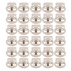 30PCS Metal Cord Locks End Spring Stop Toggle Stoppers Rustproof