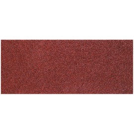 wolfcraft 8 Sanding Strips 115 x 280 mm I 2056000 I Grit 40 I Ideal for Wood and Metal I Accessories for Orbital Sander and Hand Sander I Corundum
