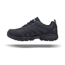 Nautilus Stratus Men's Athletic Work Shoe by FSI: Oil and Slip Resistant, Steel Safety Toe, Ultra Lightweight, N4611-Black, Size 13 Medium Width