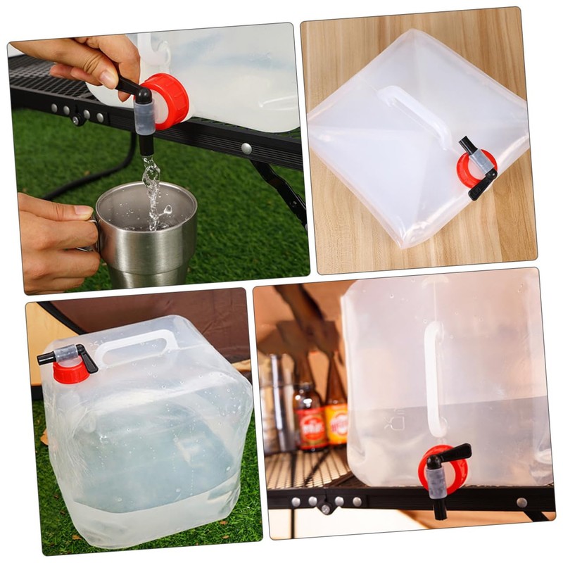 KICHOUSE Portable Water Container Camping Water Tank Pe Pp Material