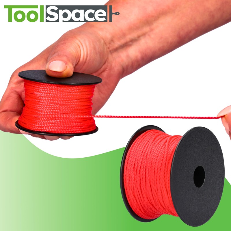 ToolSpace Mason's Cord Construction Cord – 50 m x 1.6