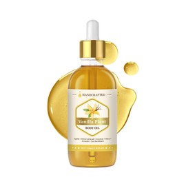 Roseye Vanilla Plant Body Oil – 118ml | Hydrating & Nourishing Moisturizer with Natural Oils, Gentle Care for Dry & Sensitive Skin | Daily Hydration, Massage & After-Bath Use
