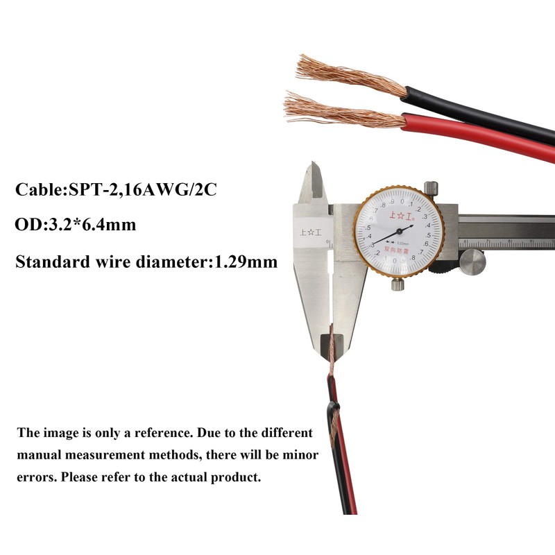 AAOTOKK Crocodile Clip Cable 16 AWG Wire Harness SAE to