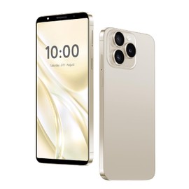 DEMANN GMBH Unlock Phone, 6.0 Inch Screen, 4GB RAM + 64GB ROM/TF 256GB, 13MP + 16MP Camera, Support for 4G LTE-FDD TDD, 8-Core High-Speed Chip (gold200)