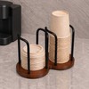 Double Cup Holder Stand for Cup Storage – Self-Contained Organizer