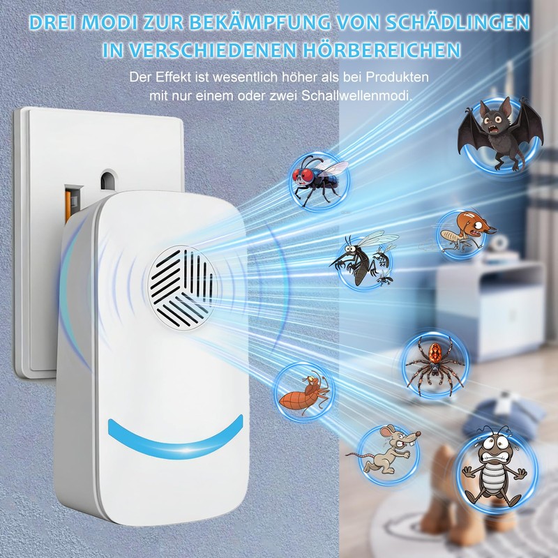 Bugshield - Spina antiacaro a ultrasuoni 2026, ad alte prestazioni,