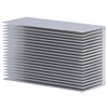 2Pcs Aluminum Electronic Radiators Fast Heat Dissipation Anti Oxidation Practicable