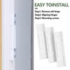 Storm Door Hinges Replacement fits for Larson White Screen Door