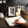 Leather Guest Book and Pen Stand Set, 10.5" x 8"