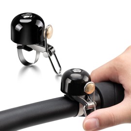 E-Mangue Bicycle Bell, Aluminium Alloy Bicycle Bell, 80 dB Bell, Louder, Loud and Longer Bell, 22-31.8 mm Handlebar