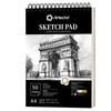 Artecho A4 Sketch Book, 200gsm Hardcover Spiral Bound Sketch Pad,