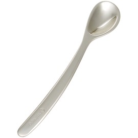 Noji CUT-L04 Soft Spoon, For Left Hand, For Ages 2 - Silver
