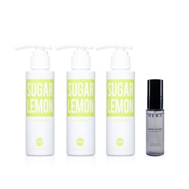 Jo Sung-ah Wonder Bath Lemon Cleanser Sugar Lemon 120ml x 3 + Hera Makeup Fixer _B / 조성아 원더바스 레몬청 클렌저 슈가레몬 120ml 3개 + 헤라 메이크업 픽서 B