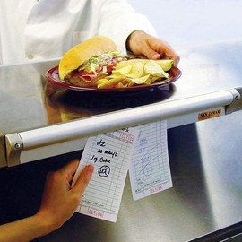 San Jamar Check Rack with Mounting Screw Pack for Kitchens and Restaurants, Stainless Steel, 48 Inches, Silver