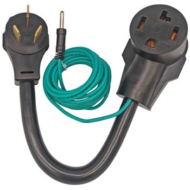 Fullsky FC-105143G Welder Plug Adapter Cord 3 Prong to 4 Prong NEMA 10-50P to 14-30R, 30Amp 125/250V
