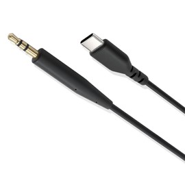 Niukeke Replacement Headphone Cable Audio Cable Aux Cord, USB C to 2.5mm Aux Cable Cord Wire Compatible with Bose QuietComfort QC15/QC25/QC35/QC35II/QC45, Headphone Extension Wire | No Mic | Black
