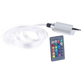Lunartec Fibre Optic Light Generator: Fibreglass RGB LED Starry Sky with Remote Control and 100 Fibre Optic Fibres (Fibreglass Light, Starry Sky Generator, Fibreglass Lamp)