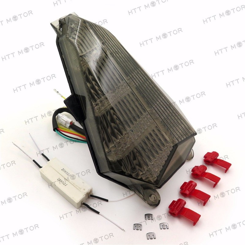 HTTMT MT046- Smoke Tail Light Compatible with 2006-2013 Yamaha YZF
