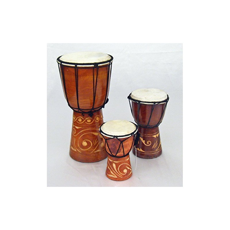 Rustic Djembe Tribal Drum - 8"
