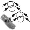UamGlsob 2Pairs Elastic Shoelaces for Shoes, No Tie Bungee Stretchy