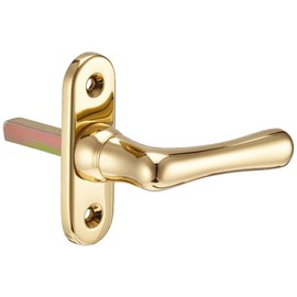 Unit Man Window Handle WG Elegant Straight Polished Square Pin 7 x 33 mm, brass, 1 piece, 102240691