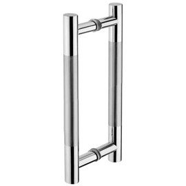 Tiberham Barn Style Sliding Door Handle Heavy Duty Stainless Steel Bathroom Shower Double Sided Glass Wooden Door Handle