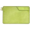 Creed 335C125#59 Passport Case, Tannin, Cowhide Leather, Light Green, green