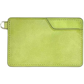 Creed 335C125#59 Passport Case, Tannin, Cowhide Leather, Light Green, green (light green)