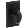 Weslock 07305M1--0020 Durham Knob, Oil-Rubbed Bronze
