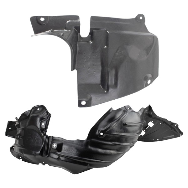 TRQ TRQ Inner Fender Liner Set Compatible with 2014-2018 Mazda