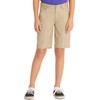 Classroom School Uniforms girls Plus Size Low Rise Khaki Shorts,