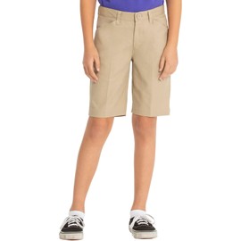 Classroom School Uniforms girls Plus Size Low Rise Khaki Shorts, Khaki, 10 Husky