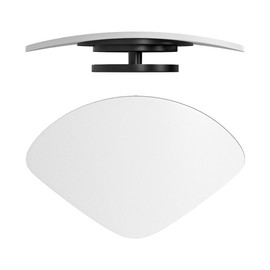 Adjustable Blind Spot Mirrors for Car, SUV, Truck, Bike, HD Glass Universal Wide Angle Fan Shaped Frameless Convex Rearview Safety Eliminate Blind Spot Side Mirror, 2 Pack - 4 Mirrors