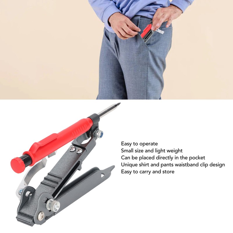 Multifunctional Scribing Tool Woodworking Compass Edge Ruler Countour Line Measuring