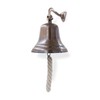 Solid Brass Wall Mounted Ship Hanging Bell for Reception, School,