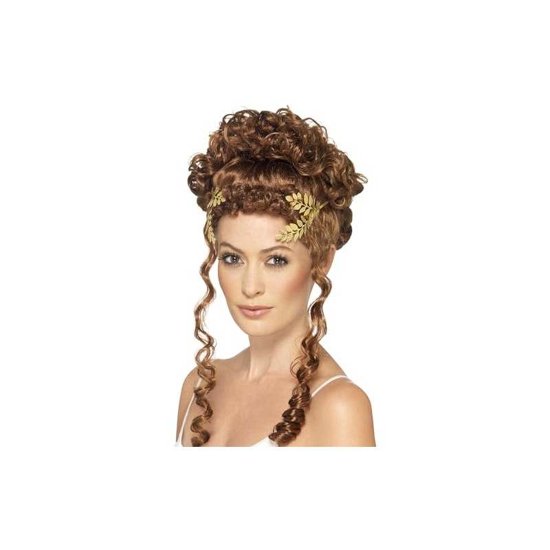 Smiffys Laurel Leaf Headpiece, Gold , Legends & Myths Fancy