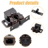 Cionyce 4 Pack Double Roller Catch with Spear, Heavy Duty
