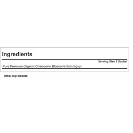 ANDREW LESSMAN Tea - Certified Organic Egyptian Golden Chamomile Tea 60 Sachets - Chamomile Blossoms Cultivated in Nutrient-Rich Soils. Naturally Soothing. Promotes Relaxation. Caffeine-Free.