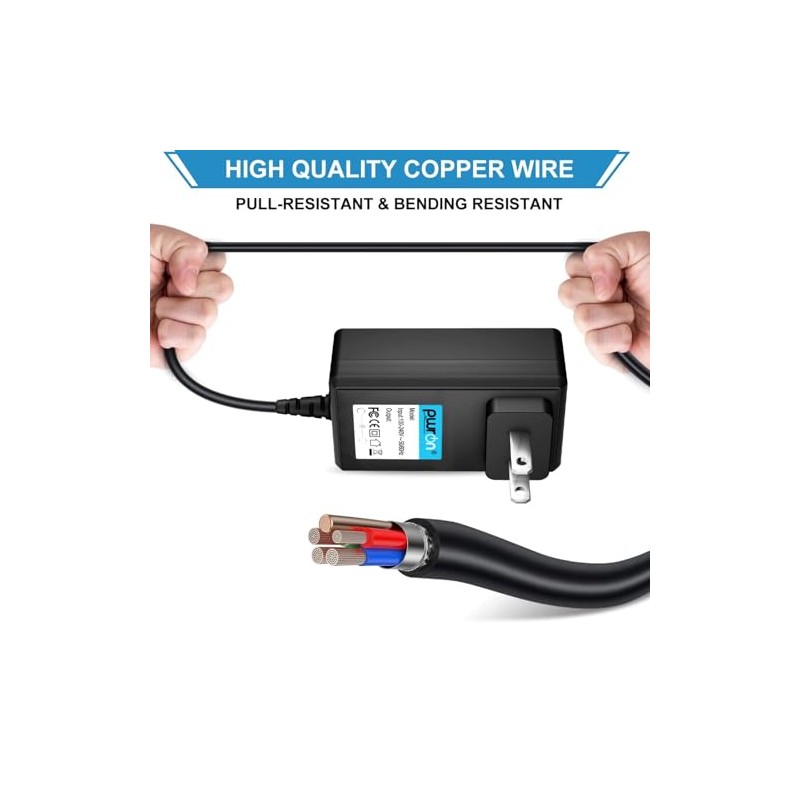 PwrON AC to DC Adapter for Teeth Whitening Mini-House Smile