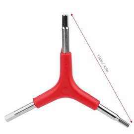 Bicycle Grip Hex Wrench, Three Way Bicycle Hex Wrench for Outdoor Cycling and Bicycle Repair