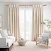 Mayrhyme Wood Double Curtain Rods Set for Windows 72 to