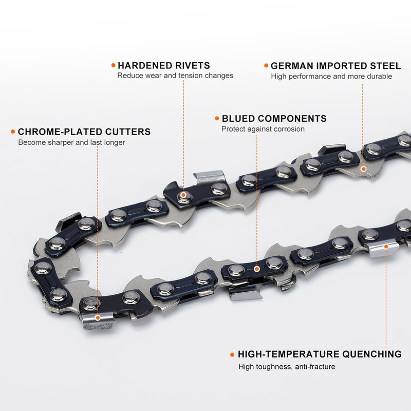 Hipa 16 Inch MS210 Chainsaw Chain for 021,MS192, MS210, MS211