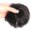 Tree top cover crown part wig, black, 1 piece / Tree 탑커버 정수리 부분가발, 블랙, 1개
