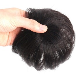 Tree top cover crown part wig, black, 1 piece / Tree 탑커버 정수리 부분가발, 블랙, 1개