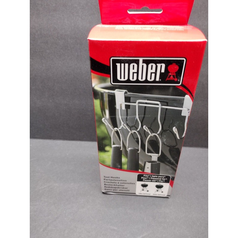 Weber BBQ Grill Tool Holder 7401 18.5 and 22.5" Charcoal