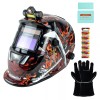 TRQWH Auto Darkening Welding Hood Helmet Light True Color &