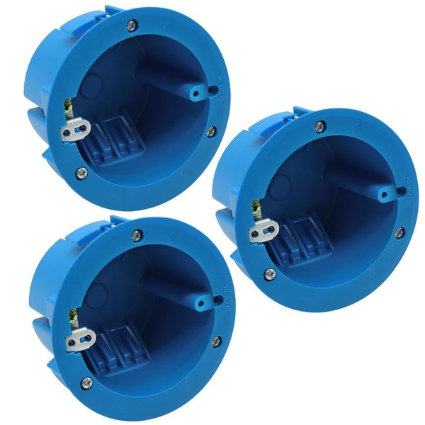 XGGYA Ceiling Light Junction Box,4" Junction Box Round Electrical Box