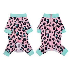 Dog Surgery Recovery Suit, Dog Onesie for Surgery Female Male Dogs, Dogs Pajamas Long Sleeve, Small Dogs Onesie, Abdominal Wound Bandages Surgical Suit, Cat Recovery Suit for Shedding Skin Disease