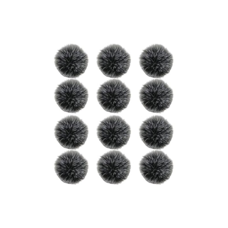 Pin Microphone Accessories, Windproof, Noise Reducing, Fur Windscreen, Lapel Microphone,