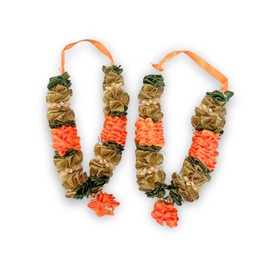 Shilpkari Artificial Mala Flowers Ribbon Garland Haar Mala for Idol-Mala for God Statues Accessories Pooja Sringar Articles Ornament for Indian Traditional Festival Decoration, 4 Inches